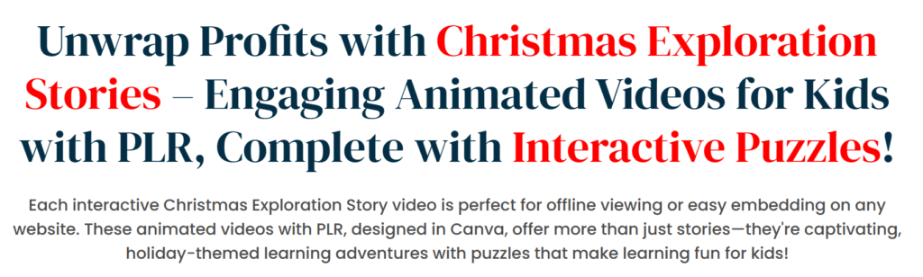 Christmas Exploration Stories Review: Profit with Festive Tales This Holiday in 2024