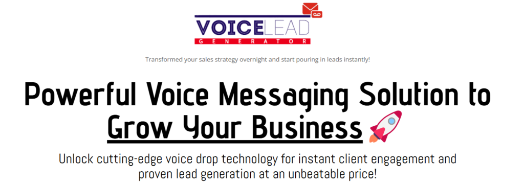 Voice Lead Generator Review: Unmatched Power to Boost Leads by 3x in 2024