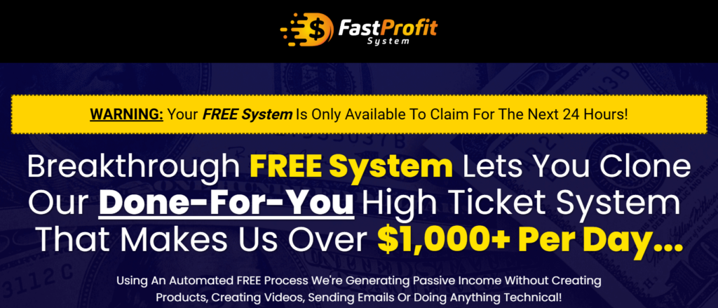 Fast Profit System Review: Proven Strategy for Success + $100K Bonus in 2025